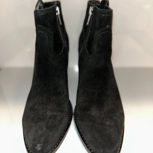 ASH Ivana Black Suede Ankle Boot, Size 8.5 - Picture 5 of 8